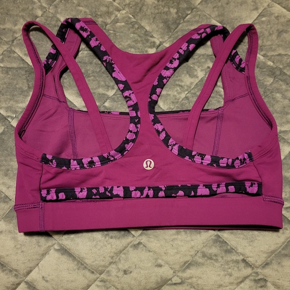 Splendor mini cherry cheetah sports bra - Picture 4 of 6